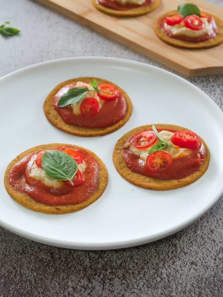 Vegan  mini pizza