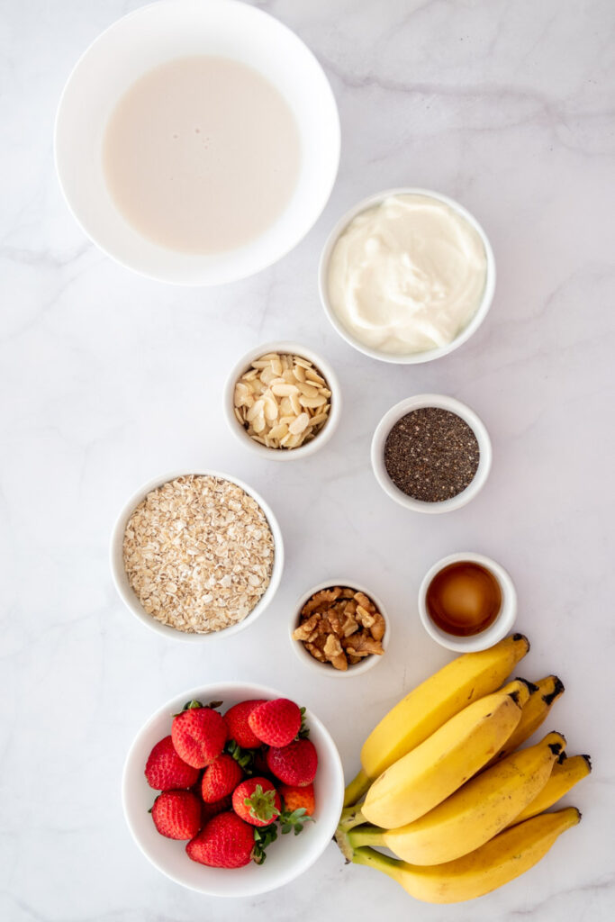 Healthy Overnight Oats With Yogurt - Eat Well With Anna