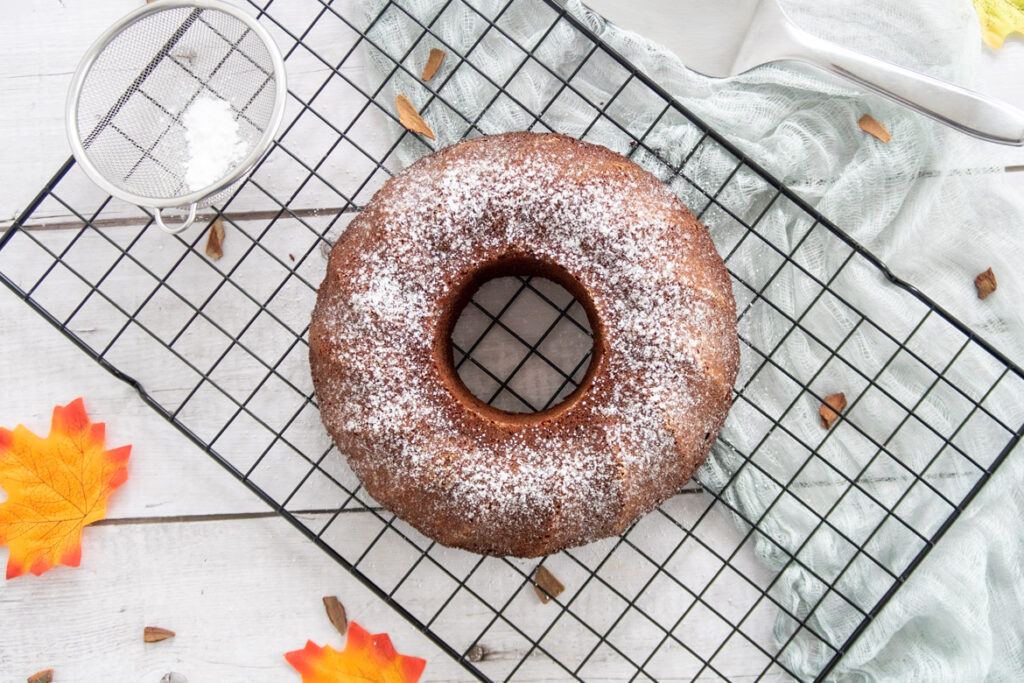 low carb coconut spice cake