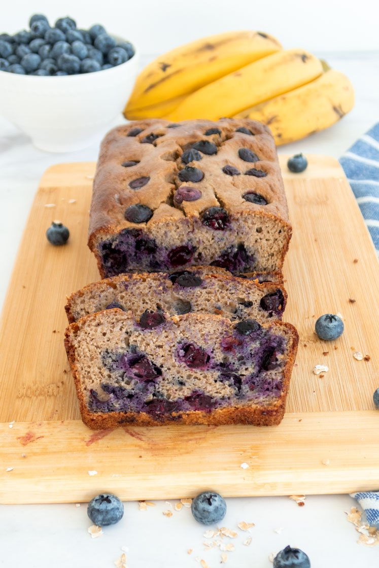 oat flour healthy banana bread 