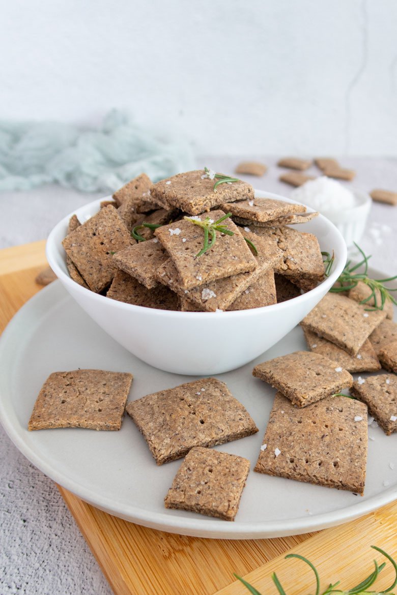 Crispy Gluten-Free Salted Crackers