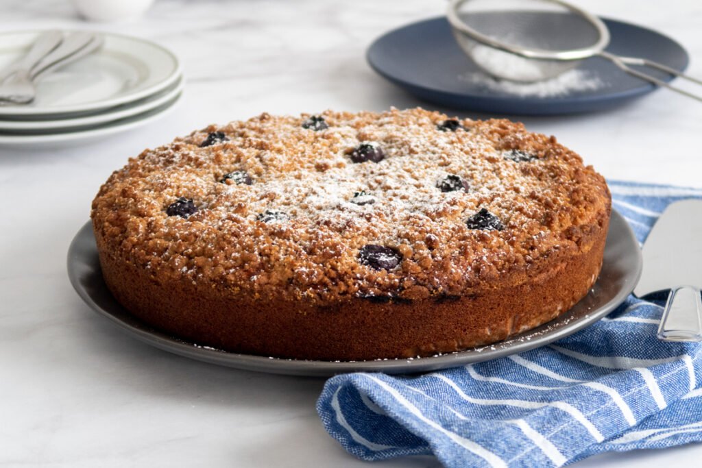 Gluten-Free Blueberry Crumble Cake 