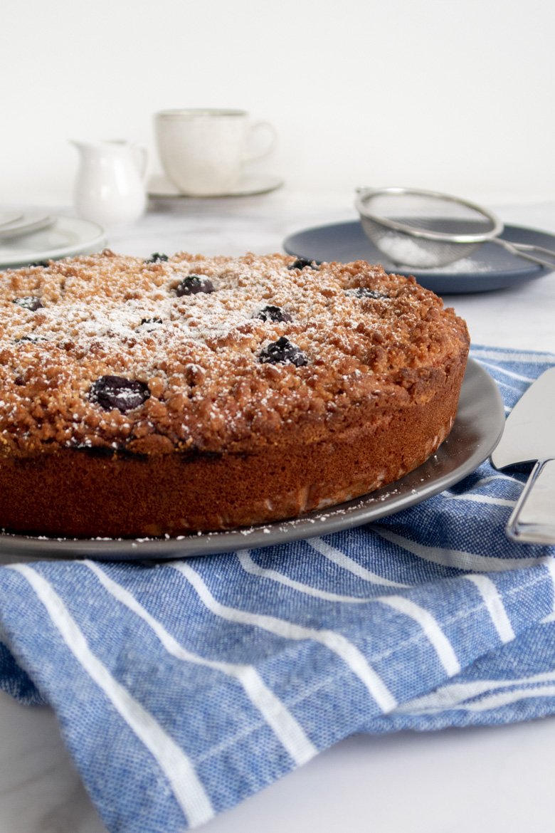 Gluten-Free Blueberry Crumble Cake 