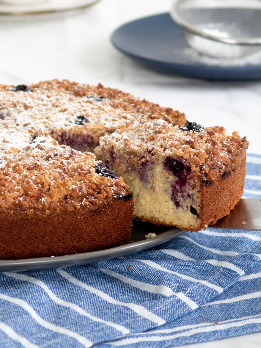 blueberry crumble cake