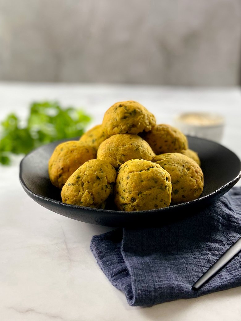 Healthy Chicken and Yam Balls
