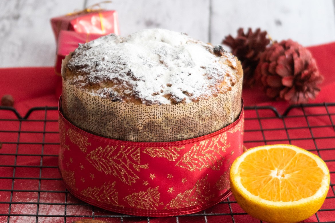 gluten-free homemade panettone