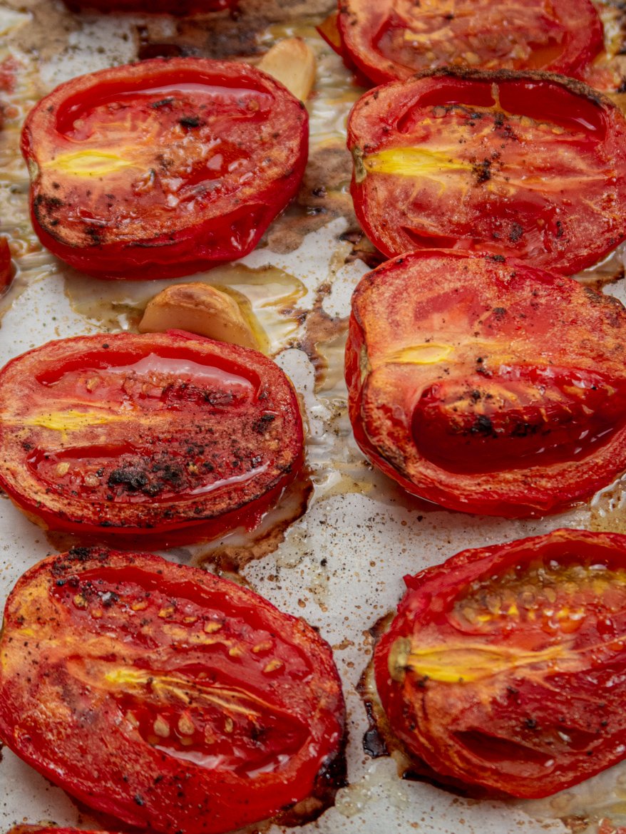 ROASTED TOMATOES FOR roasted tomato soup